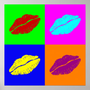 poster van lippen