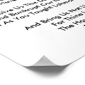 Poster van Lloyd's Prayer (Hoek)