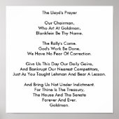 Poster van Lloyd's Prayer (Voorkant)