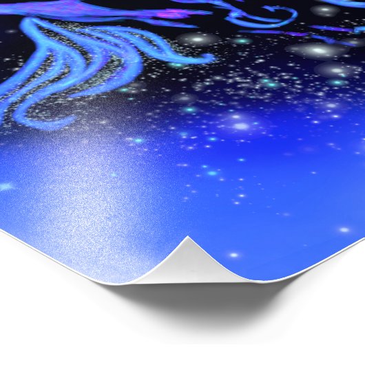 Poster van looppaarden (Hoek)