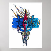 Poster van Lord shiva derde oog (Voorkant)