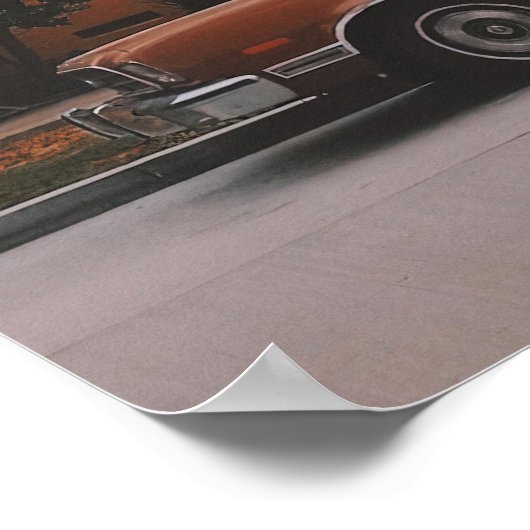 Poster van Los Angeles - Miracle Mile Street (Hoek)