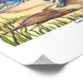 Poster van Louisiana Blue Crabs (Hoek)