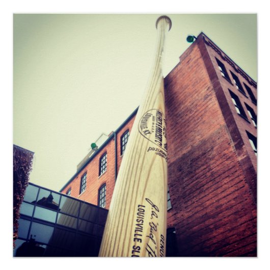 Poster van Louisville Slugger Factory en Museum (Voorkant)