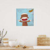 Poster van Love and Bananas (Keuken)