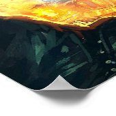 Poster van Lovecraft Cthulhu (Hoek)