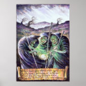 Poster van Macbeth Witches (Voorkant)