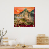 Poster van Machu picchu (Keuken)