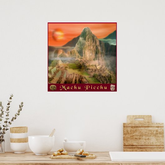 Poster van Machu picchu (Keuken)