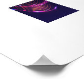 Poster van magische golven (Hoek)