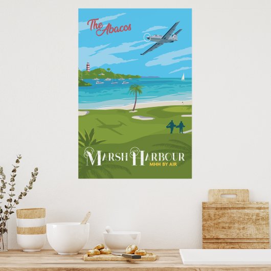 Poster van Marsh Harbour (Keuken)
