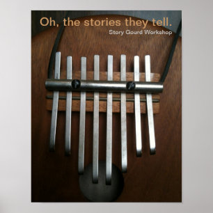 Poster van Mbira (duimpiano)