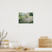 Poster van mensvogels met "Little Doods"-citaat (Keuken)