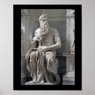 Poster van Michelangelo's Moses