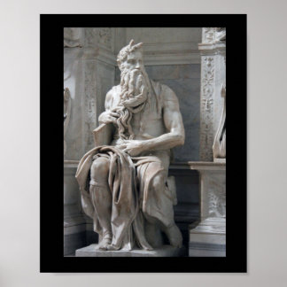 Poster van Michelangelo's Moses