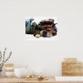 Poster van militaire boxershonden (Keuken)