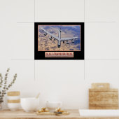 Poster van militaire Vliegtuigen "B-52 Stratofort" (Keuken)