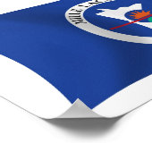 Poster van Mille Lacs Band Reservation Flag Print (Hoek)