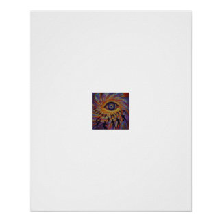 Poster van Mind Melting Eye Vortex-dans