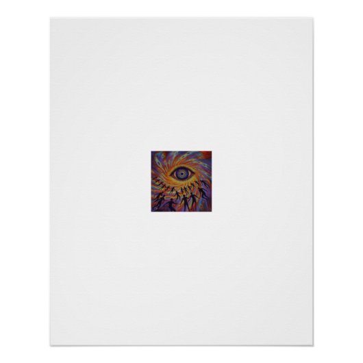 Poster van Mind Melting Eye Vortex-dans (Voorkant)
