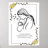 Poster van moederliefdesofferte (Voorkant)