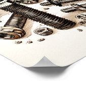 Poster van moeren en bouten (Hoek)