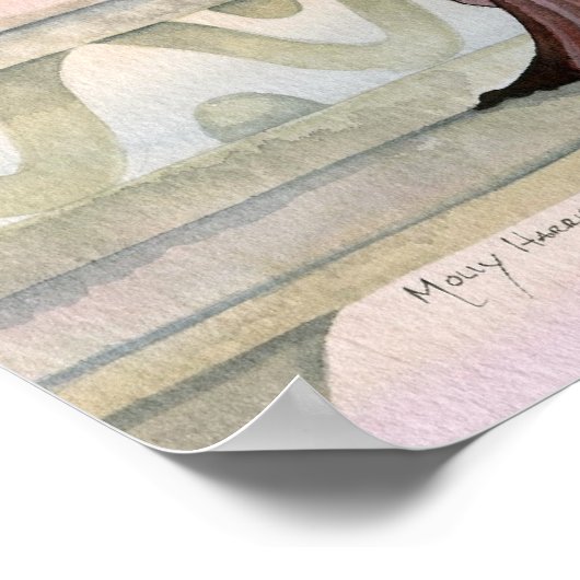 Poster van Molly Harrison in de herfst van Fairy (Hoek)