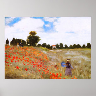 Poster van Monet Poppies