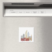 Poster van Montevideo skyline Magneet (Insitu (Vaatwasser))