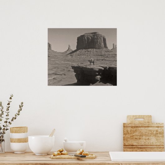  Poster van Monument Valley Cowboy (Keuken)