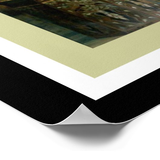 Poster van mooie Flapper Girl (Hoek)