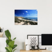 Poster van mooie wilde kustgebieden (Thuiskantoor)