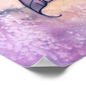 Poster van Moon Fairy Art glimlachen door Molly Ha (Hoek)