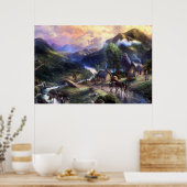 poster van moutain villa (Keuken)