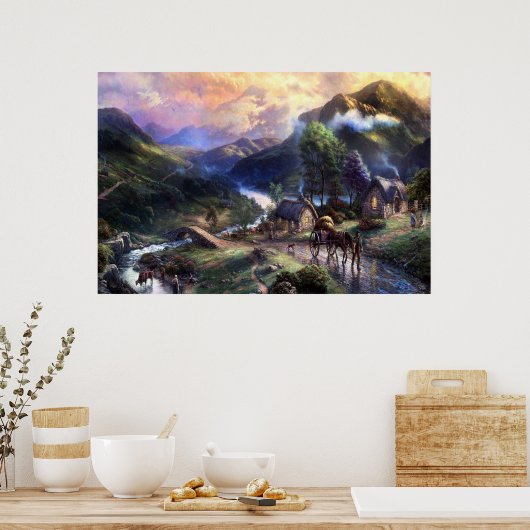 poster van moutain villa (Keuken)