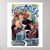 Poster van Mucha bier (Voorkant)