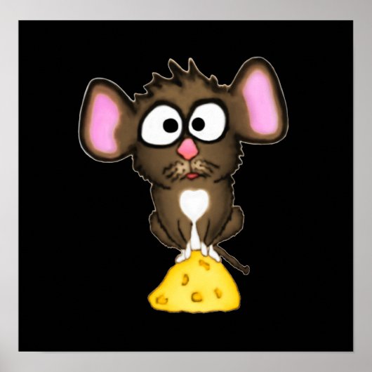 Poster van muizen en kazen (Voorkant)