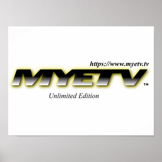 Poster van MYETV (Voorkant)