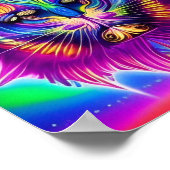 poster van mystieke katten (Hoek)