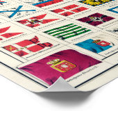  Poster van nationale vlaggen (Hoek)