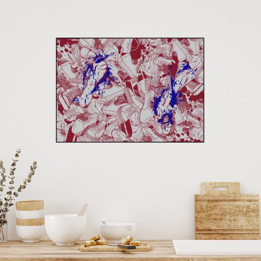 Poster van nestbeker (Keuken)