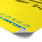 Poster van Oakland County International Airport (P (Hoek)