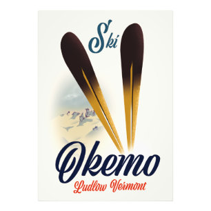 Poster van Okemo Ludlow Vermont ski