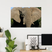 Poster van olifanten (Thuiskantoor)