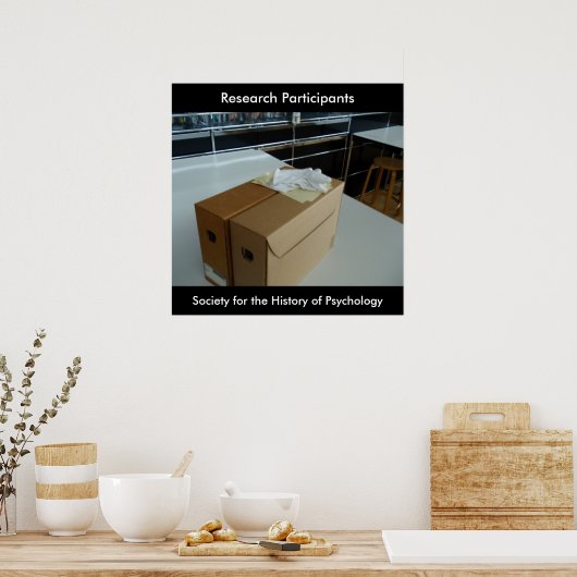 Poster van onderzoeksdeelnemers (Keuken)