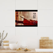 Poster van onwettige koning (Keuken)