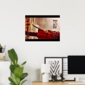 Poster van onwettige koning (Thuiskantoor)