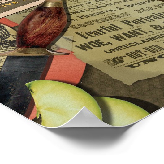  Poster van oom Tom-cabine - Kies uw grootte (Hoek)