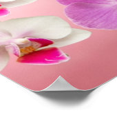 Poster van orchideeën en Butterflies (Hoek)