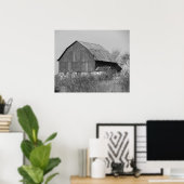 Poster van oude schuur (Thuiskantoor)